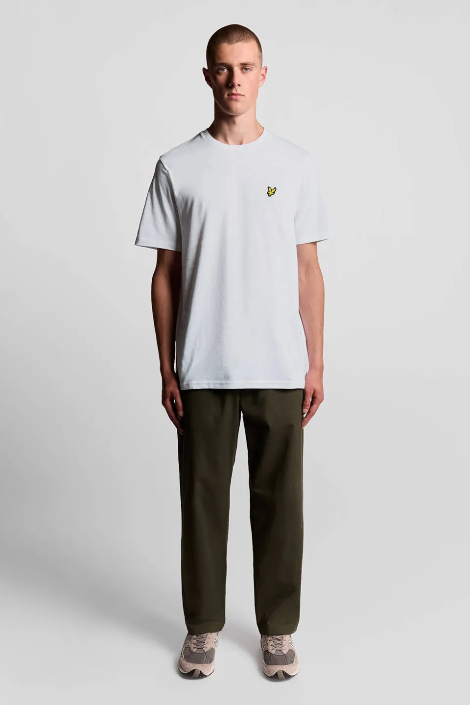 Lyle & Scott Regular fit T-shirt white, foto 3