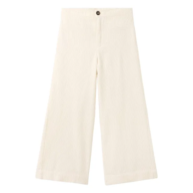 Mango Kids corduroy casual broek beige