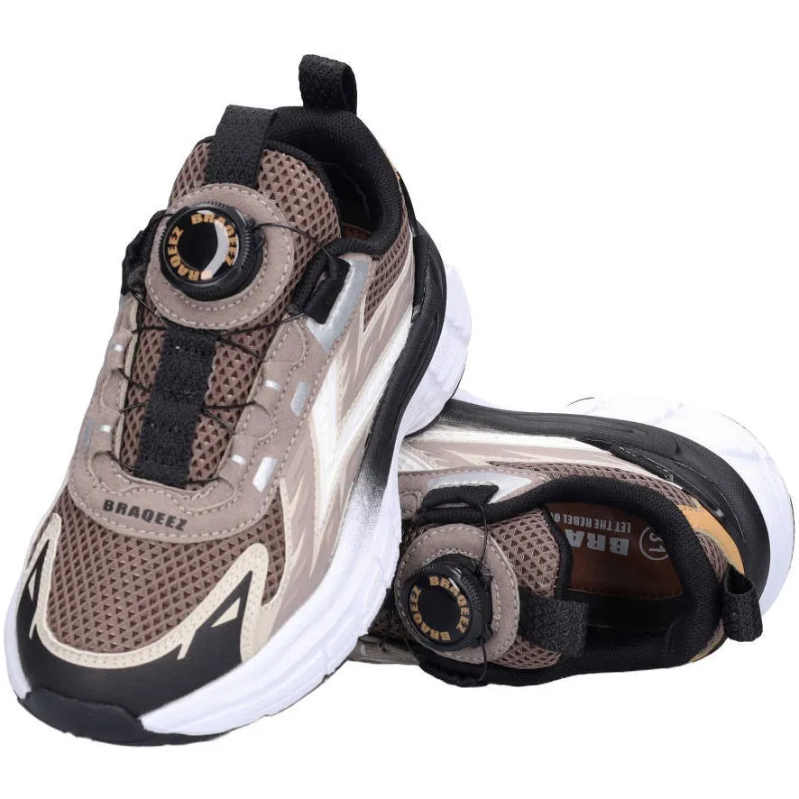 Braqeez Giles Gen chunky sneakers - lichtbruin, foto 4