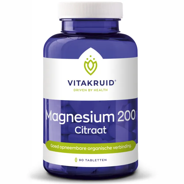 Vitakruid Magnesium 200 Citraat 90 tabletten