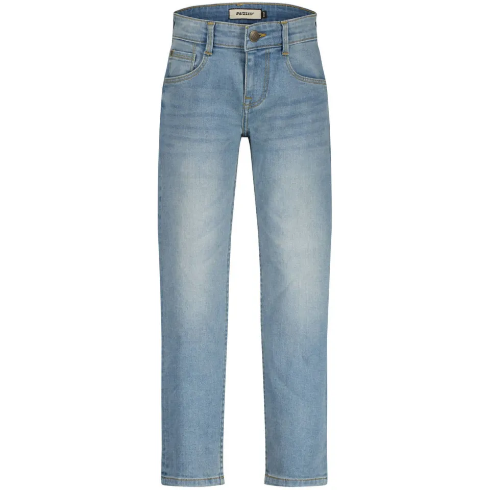 Raizzed straight leg jeans light blue denim Blauw Jongens Katoen Effen Light blue stone