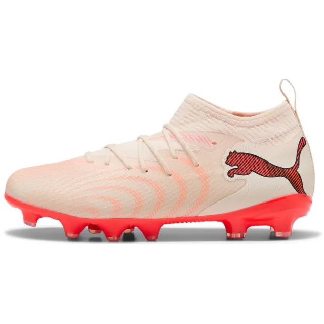 Puma Future 9 Match junior imitatieleren voetbalschoenen - beige/rood, foto 2