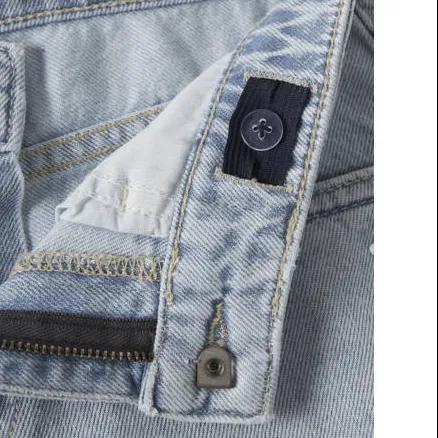 NAME IT jeansshort met strasssteentjes light blue denim, foto 7