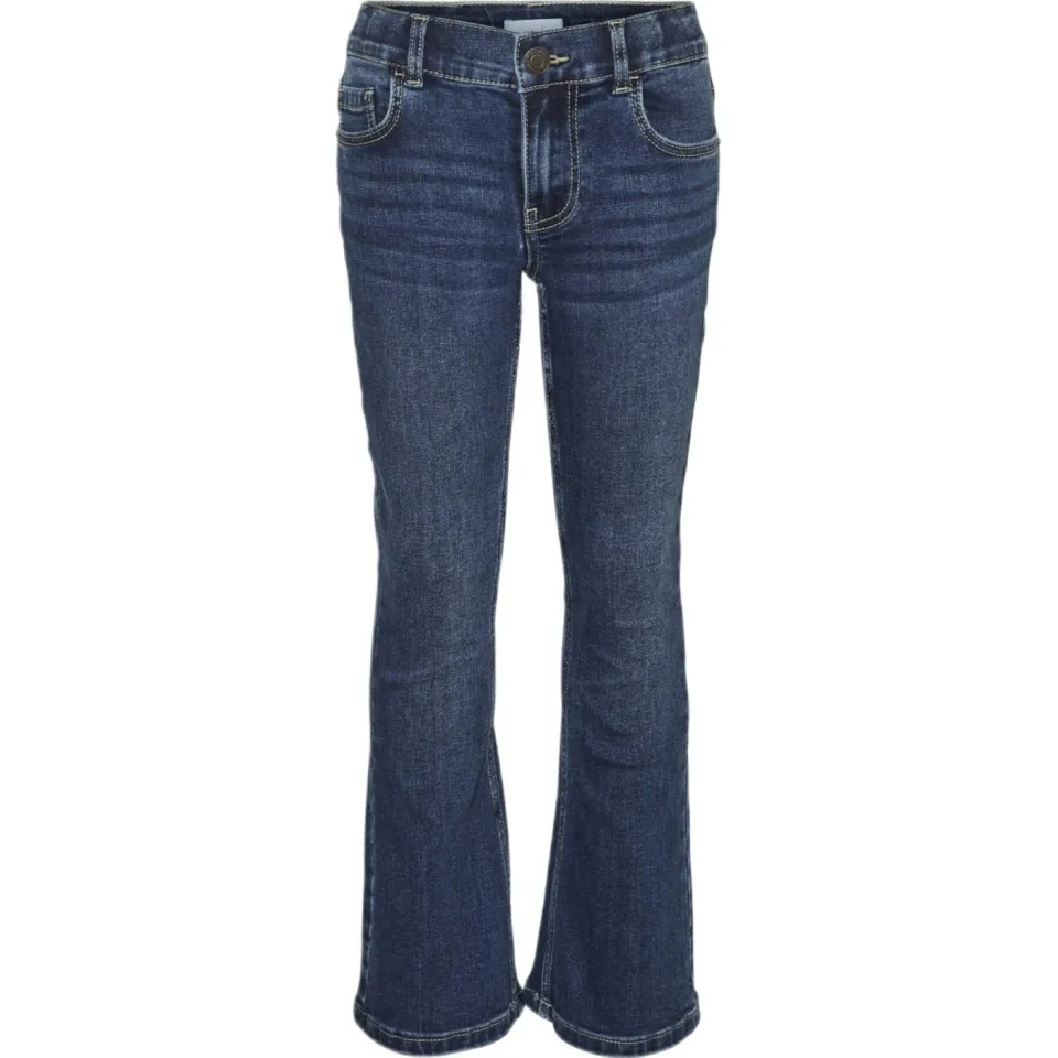 Vero Moda GIRL flared jeans VMRIVER dark blue denim, foto 2