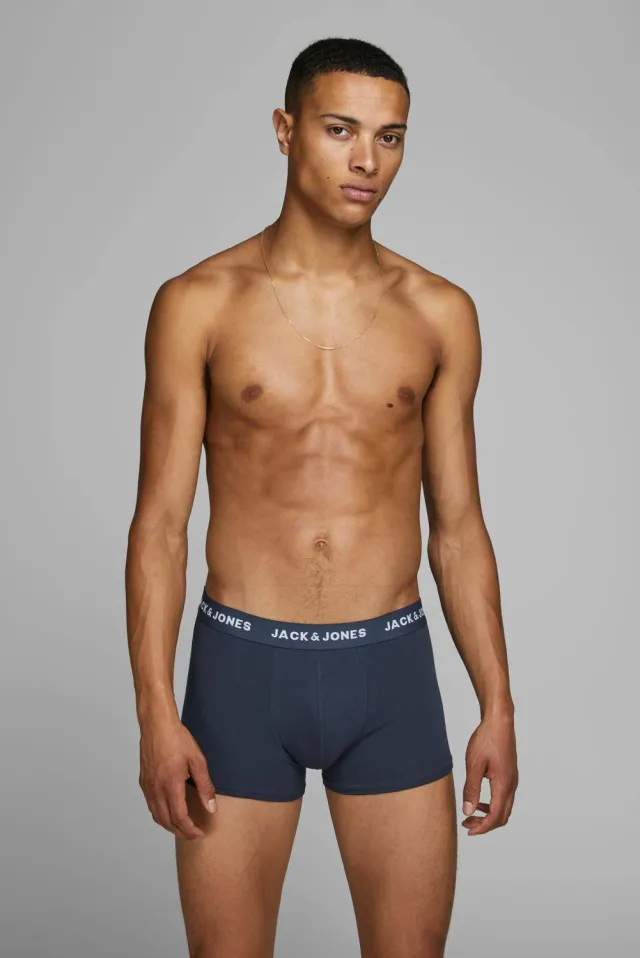 Jack & Jones JACANTHONY boxershorts 3-pack donkerblauw