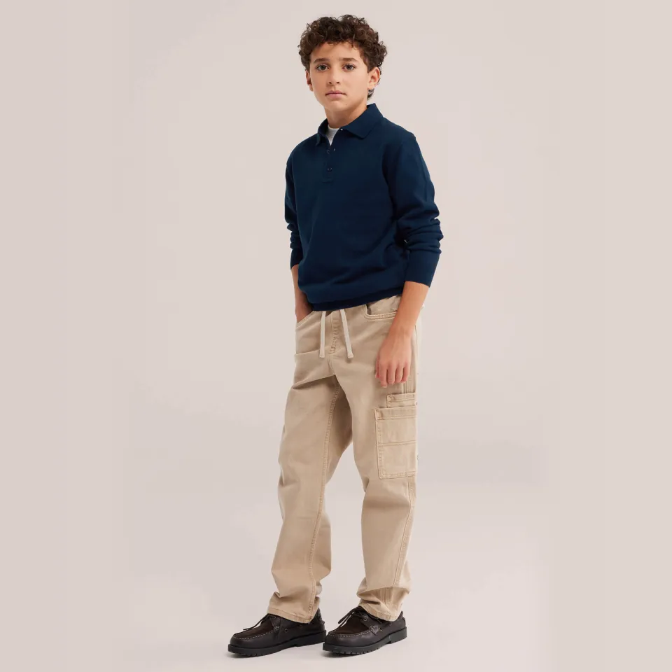 WE Fashion gebreide trui - donkerblauw, foto 3
