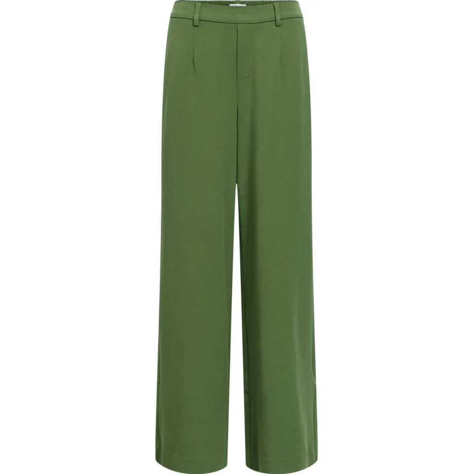 Object wide leg pantalon - groen, foto 2