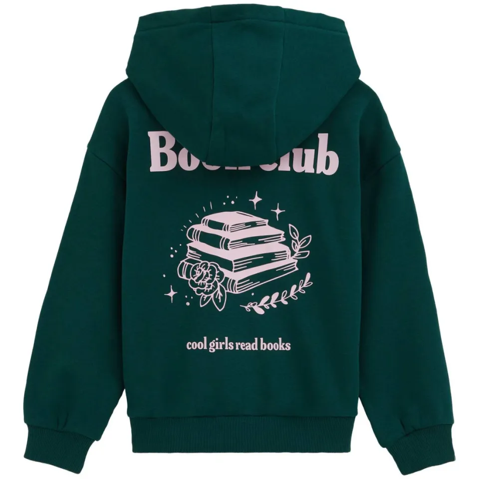 WE Fashion sweater met backprint - groen, foto 4