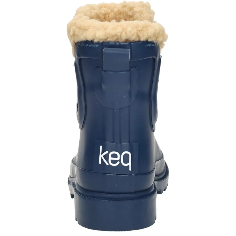 Keq Chelsea Rainboots Fur regenlaarzen blauw, foto 4