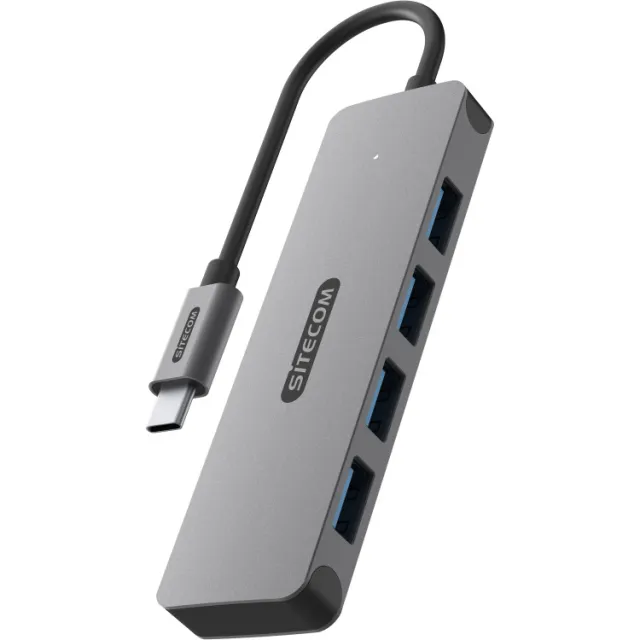 Sitecom USB-C naar 4x USB-A usb-hub