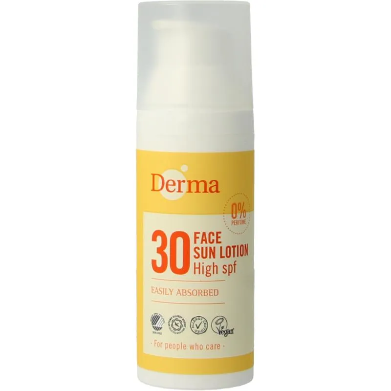 Derma Sun Face Lotion SPF30 zonnelotion, foto 2