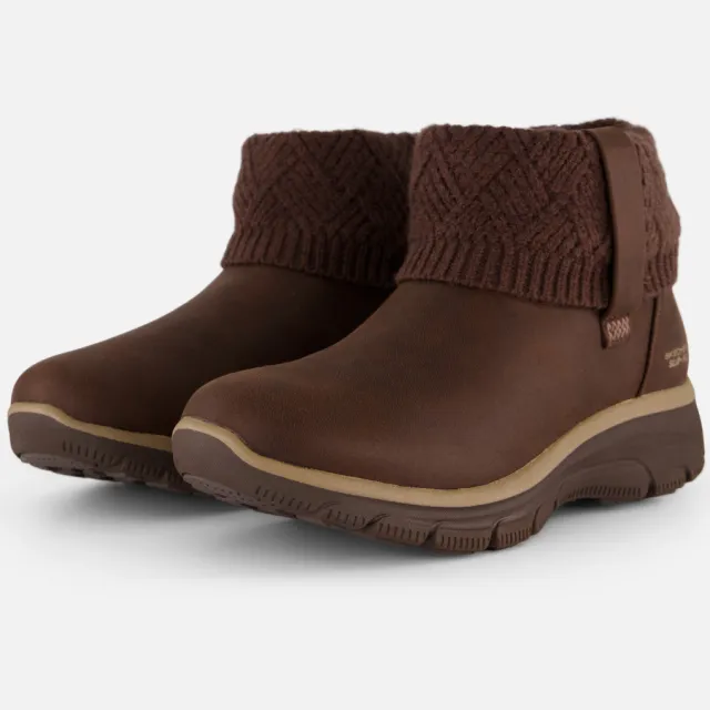 Skechers Slip-ins Easy Going enkellaarsjes bruin