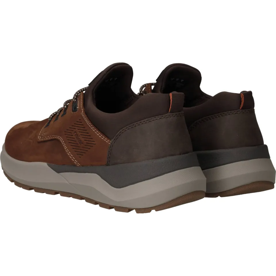 Rieker 06050 lage sneaker bruin, foto 4