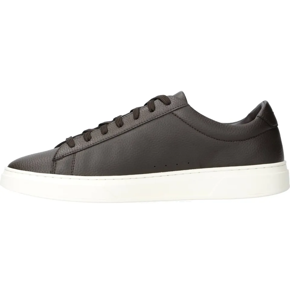 Boss leren sneakers - donkerbruin, foto 4