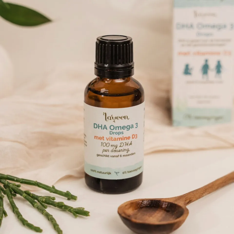 Laveen DHA Omega Drops met Vitamine D 30 ml, foto 4