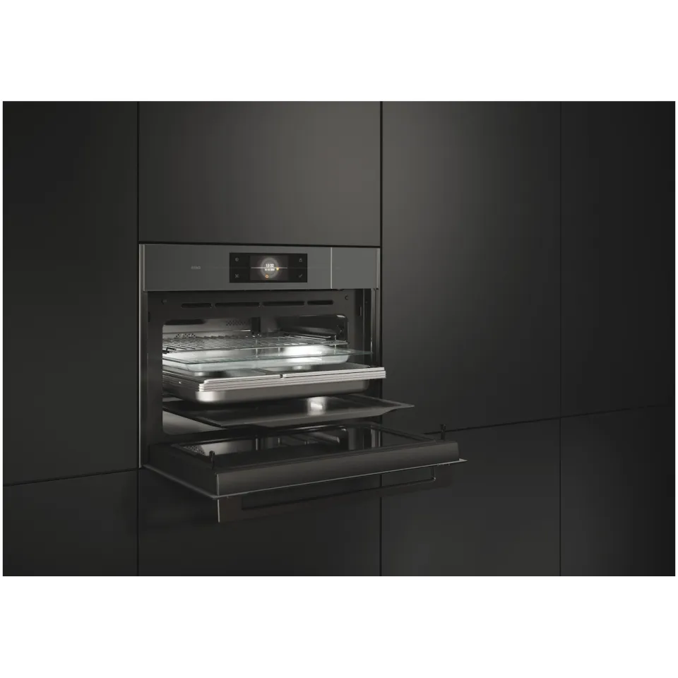 Atag CSX4685M inbouw combi stoomoven grijs, foto 4