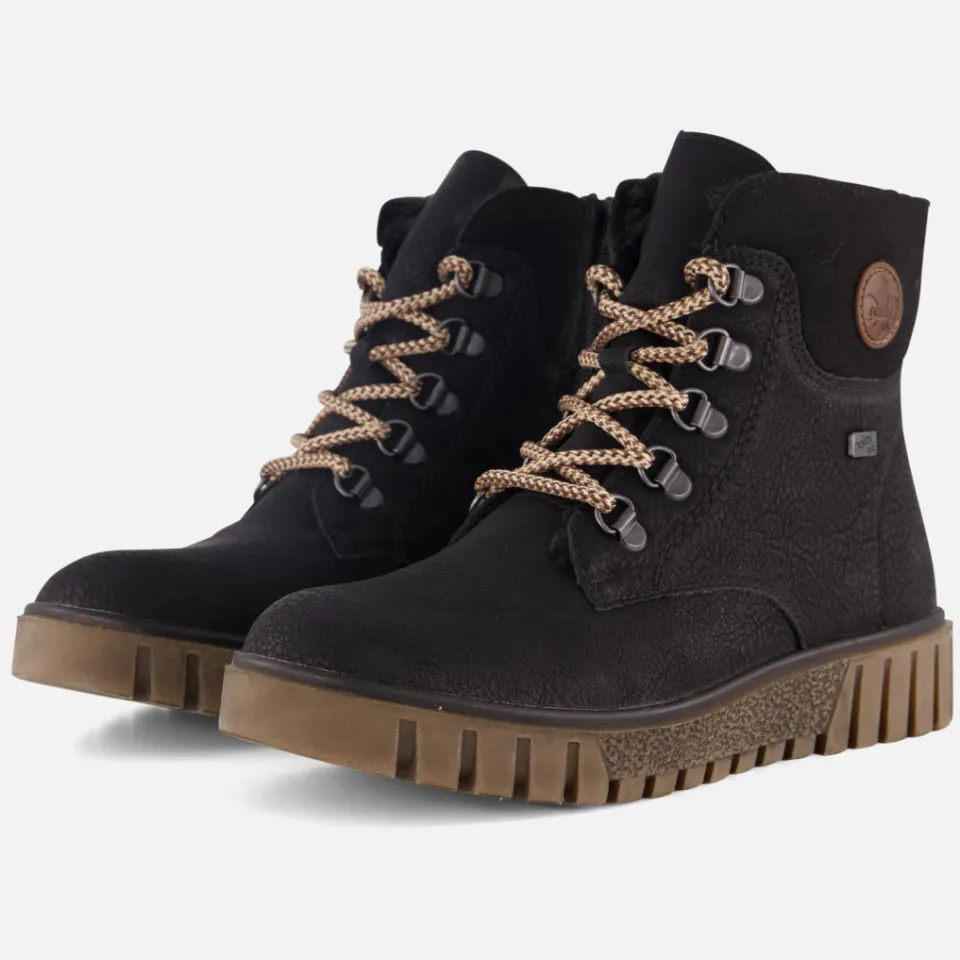 Rieker veterboots zwart, foto 3