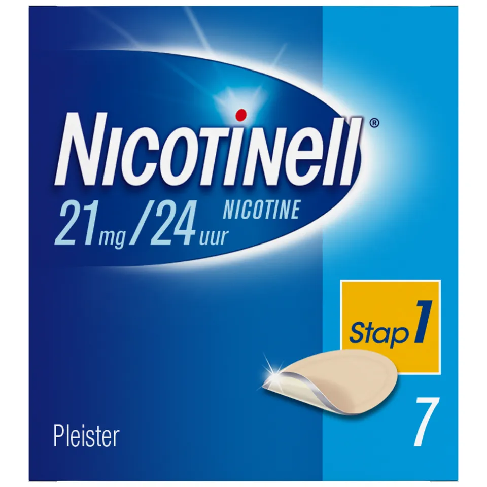 Nicotinell Nicotinepleisters 21mg 7 stuks