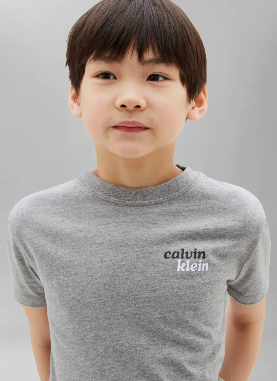 Calvin Klein t-shirt grijs melange, foto 5