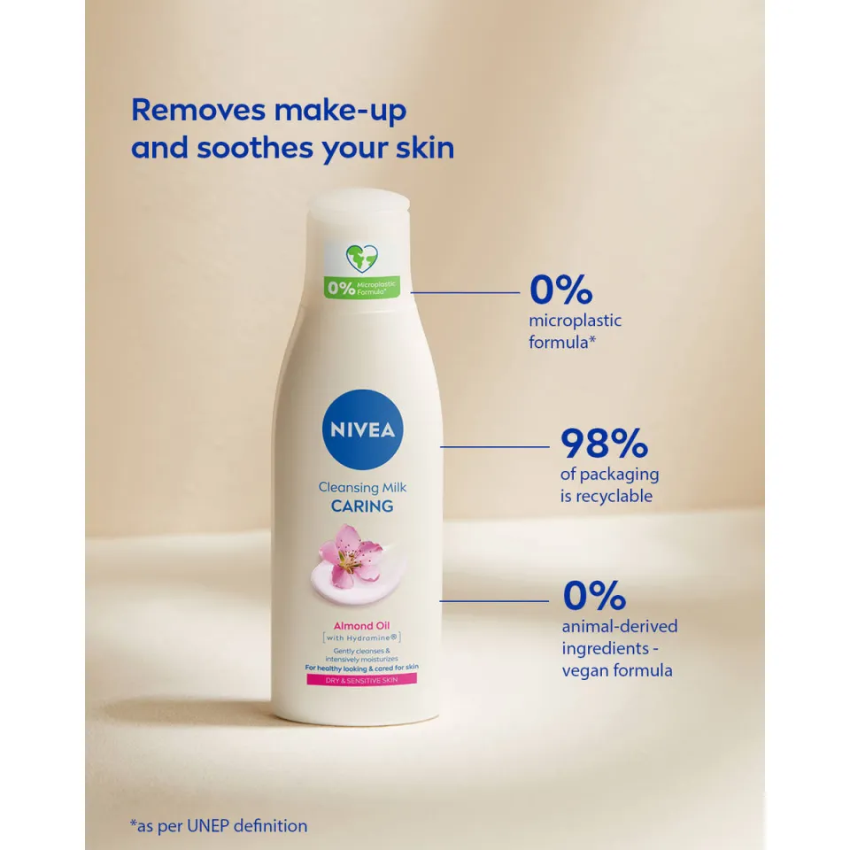 Nivea Verzachtend reinigingsmelk droge huid, foto 2