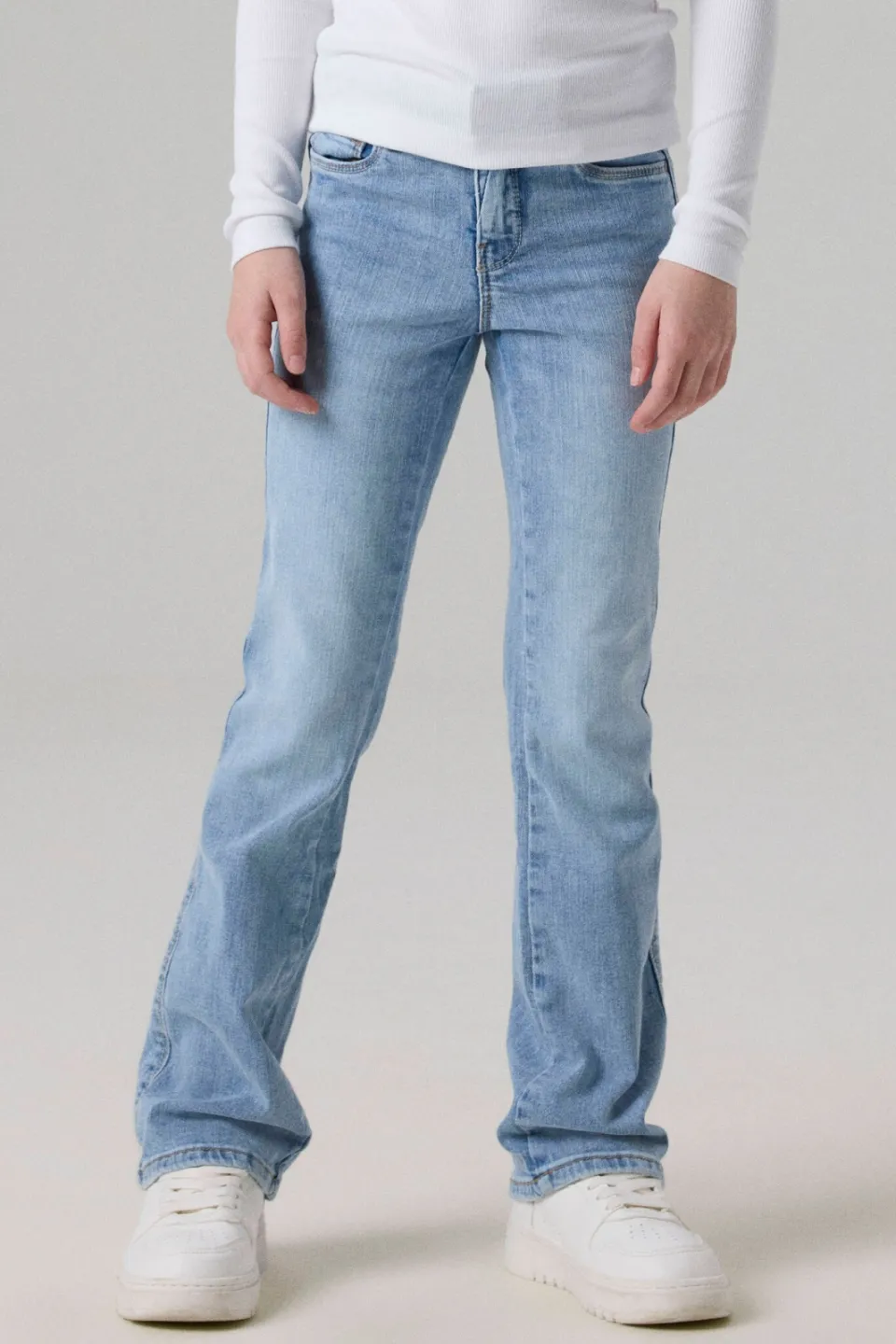 NAME IT KIDS bootcut fit jeans NKFPOLLY light blue denim, foto 6