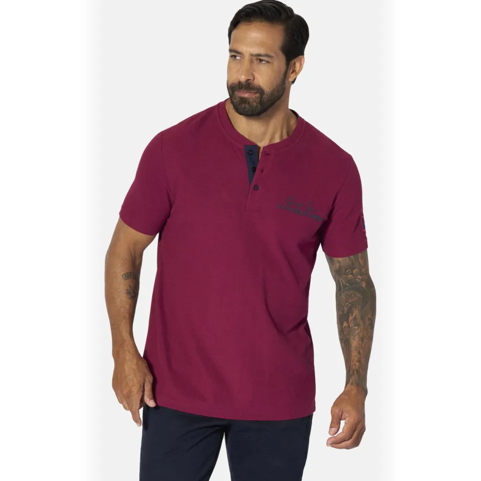 Jan Vanderstorm Gortan T-shirt donkerrood