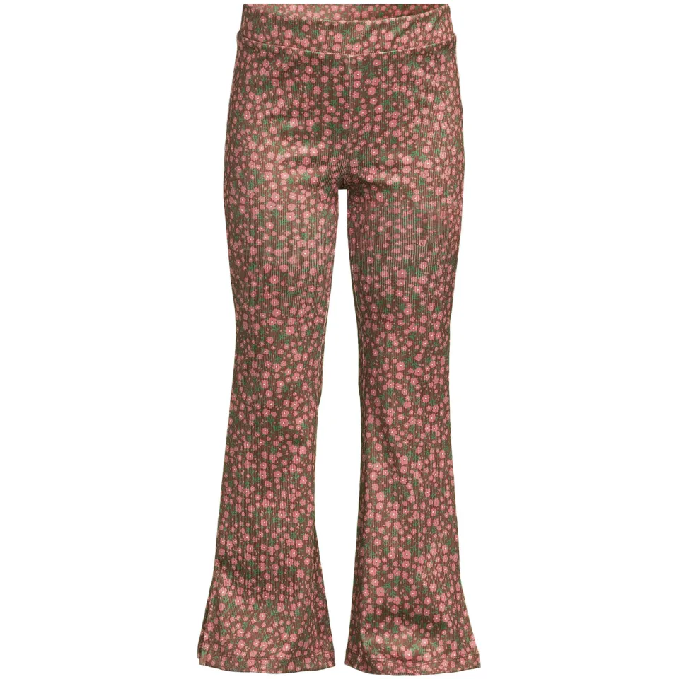 Orange Stars flared broek met print bruin, foto 2