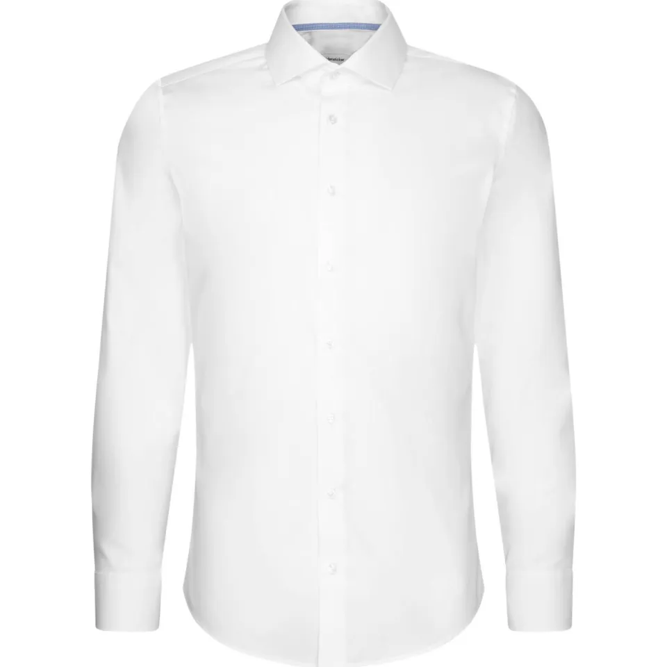 Seidensticker slim fit overhemd wit, foto 3