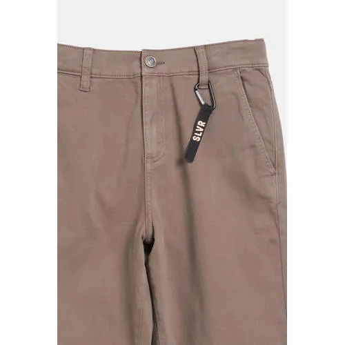s.Oliver casual broek donkerbruin, foto 3