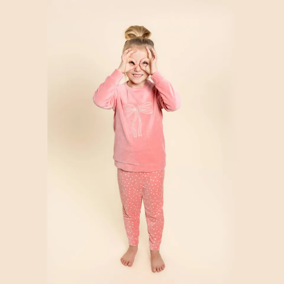 Charlie Choe pyjama met stippen roze, foto 4