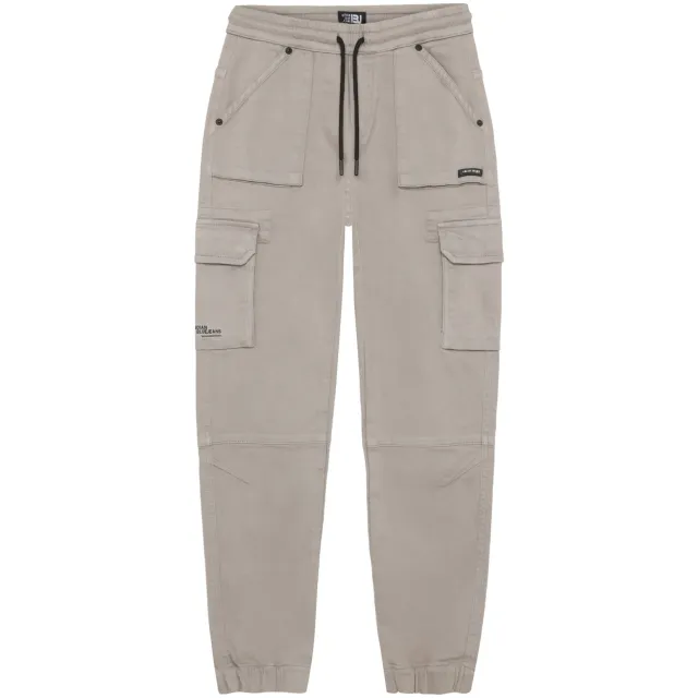 Indian Blue Jeans loose fit cargobroek grijs