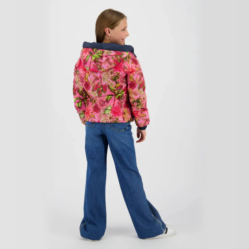Vingino reversible jas donkerblauw donkerblauw/roze, foto 6