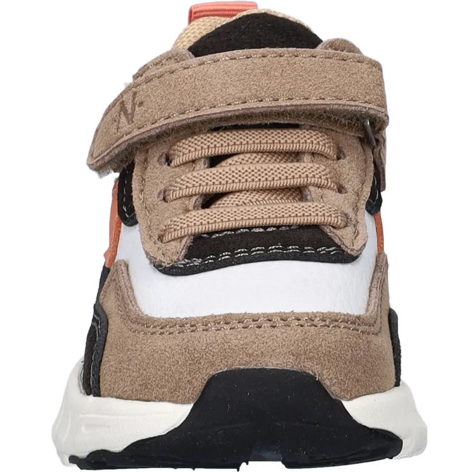 Nelson Kids imitatieleren sneakers - bruin meerkleurig, foto 6