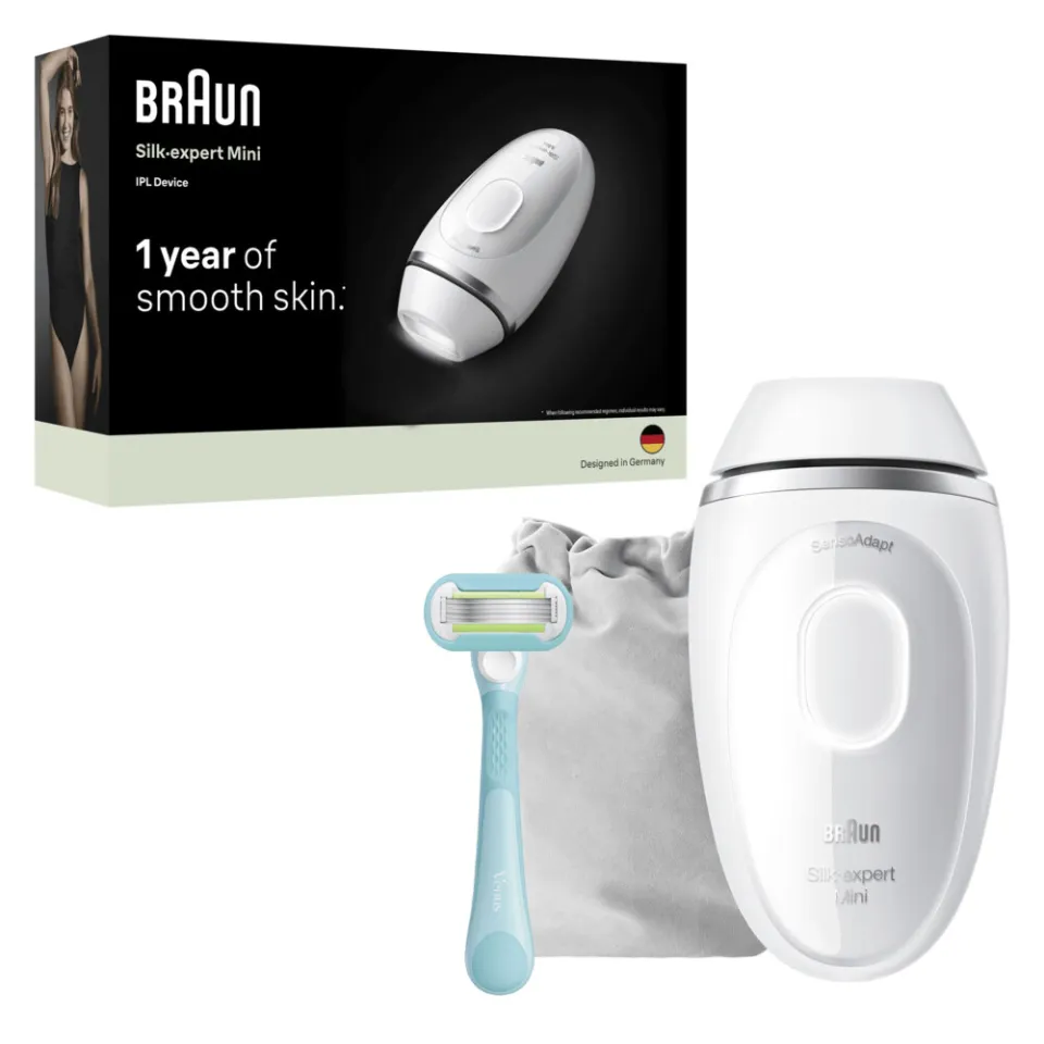 Braun Silk·expert Mini PL1114 ontharingsapparaat wit, foto 5