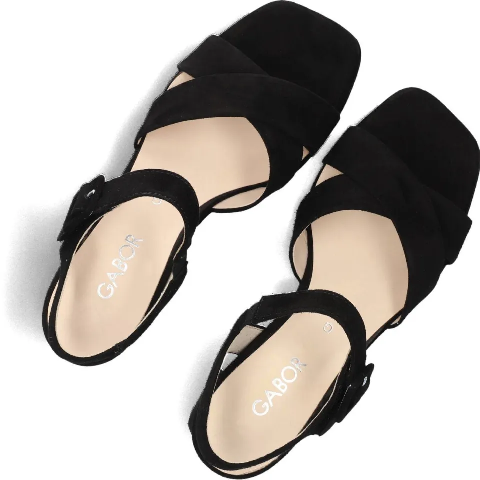 Gabor Sandalen 953 Zwart, foto 4