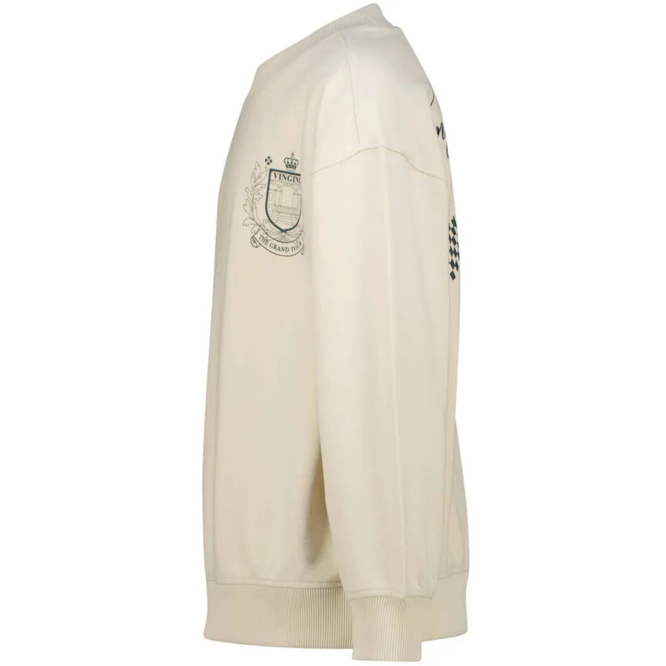 Vingino oversized sweater met backprint - beige, foto 4