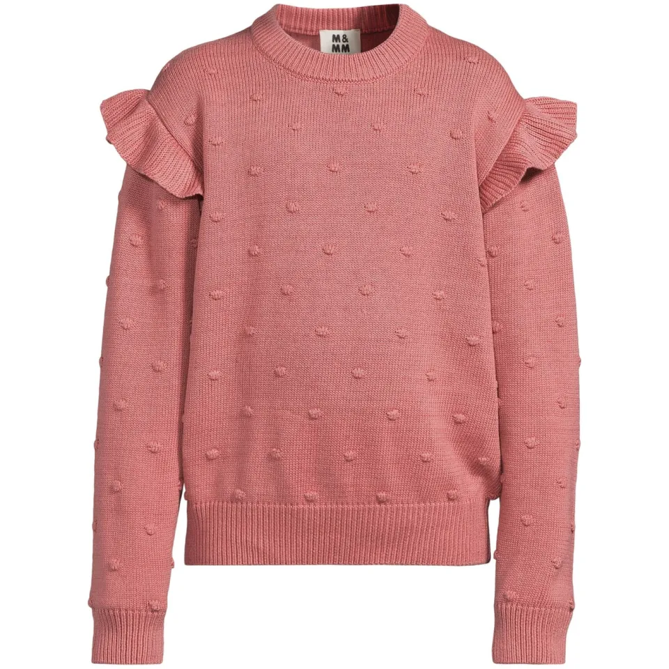 Me & My Monkey katoenen sweater met ruches - roze, foto 2