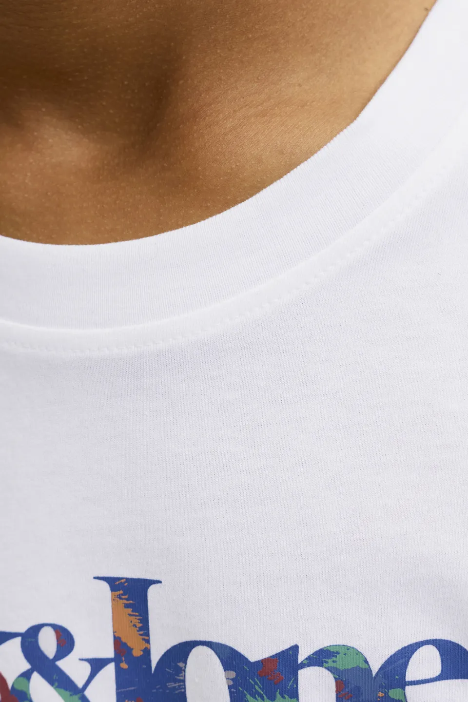 Jack & Jones JJTOM longsleeve met logo wit, foto 5