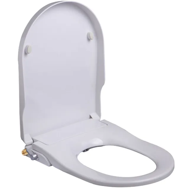 Wiesbaden Douche WC Zitting Wiesbaden Flush Stroomloos met sproeier Wit