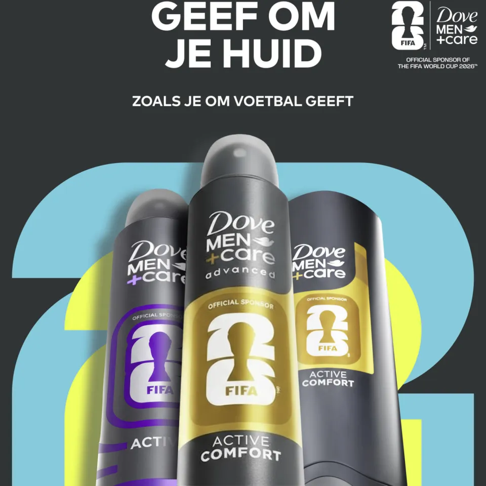 Dove Men+Care Active Comfort FIFA Edition 3-in-1 douchegel, foto 4
