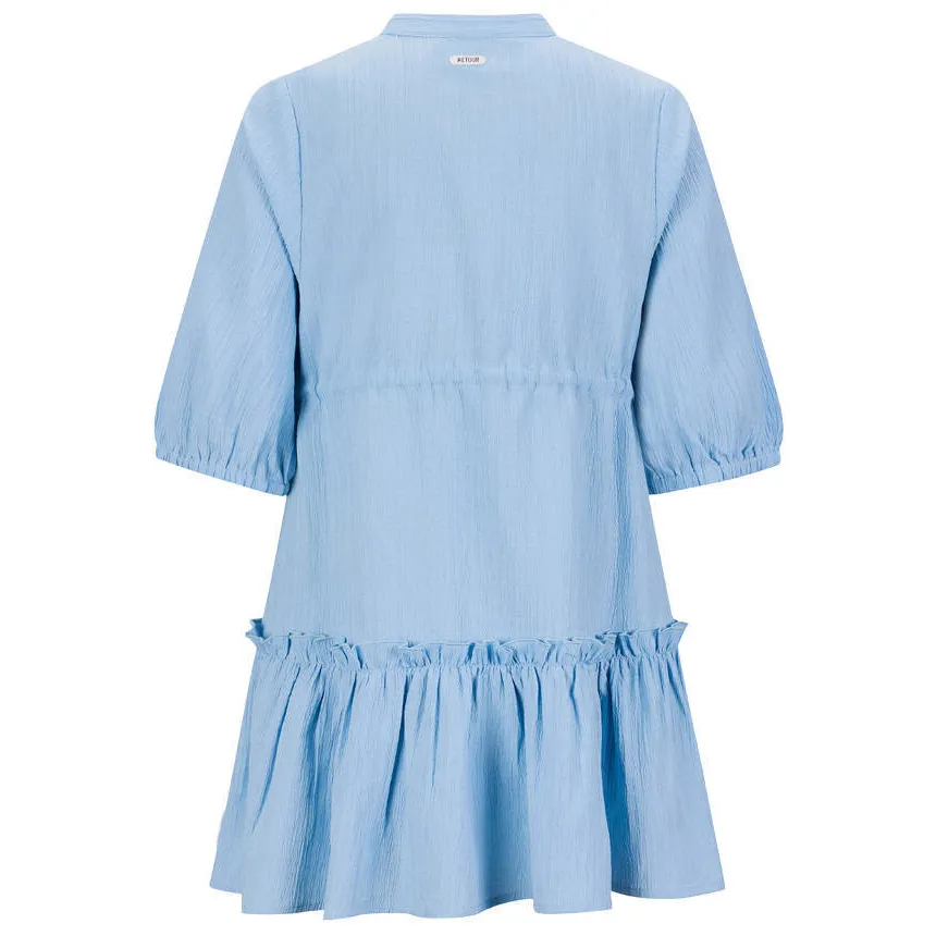 Retour Jeans Candy midi jurk lichtblauw, foto 3