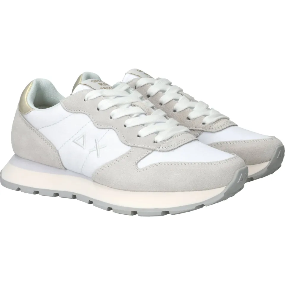 Sun68 Ally Gold Silver lage sneaker wit, foto 4