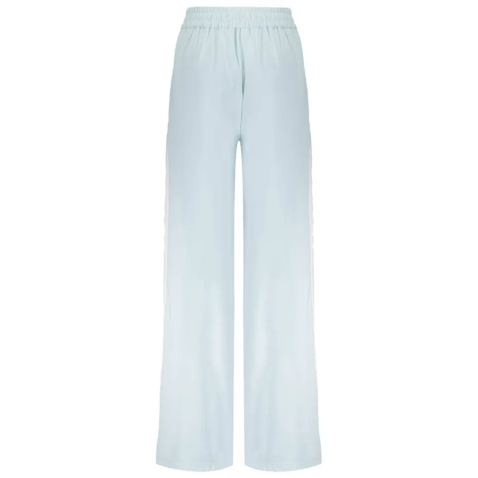 Frankie&Liberty wide leg joggingbroek lichtblauw, foto 5