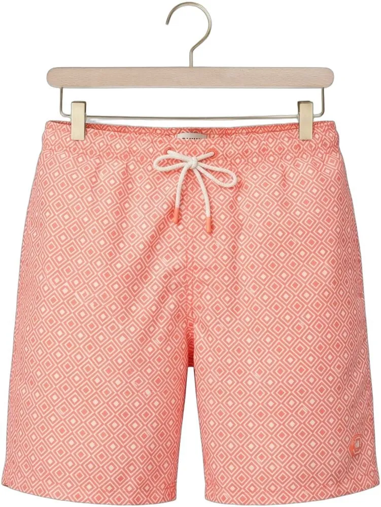 Shiwi Mike zwemshorts 7 inch geo square koraal, foto 2
