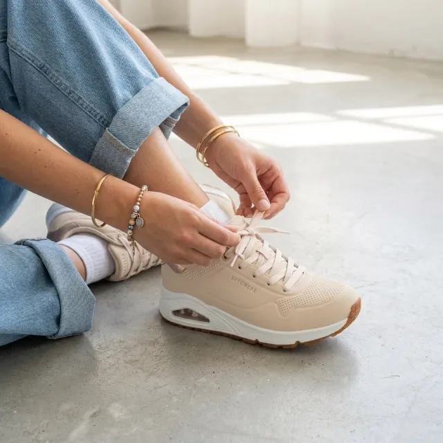 Skechers Uno Golden Air Sneakers beige Synthetisch, foto 8