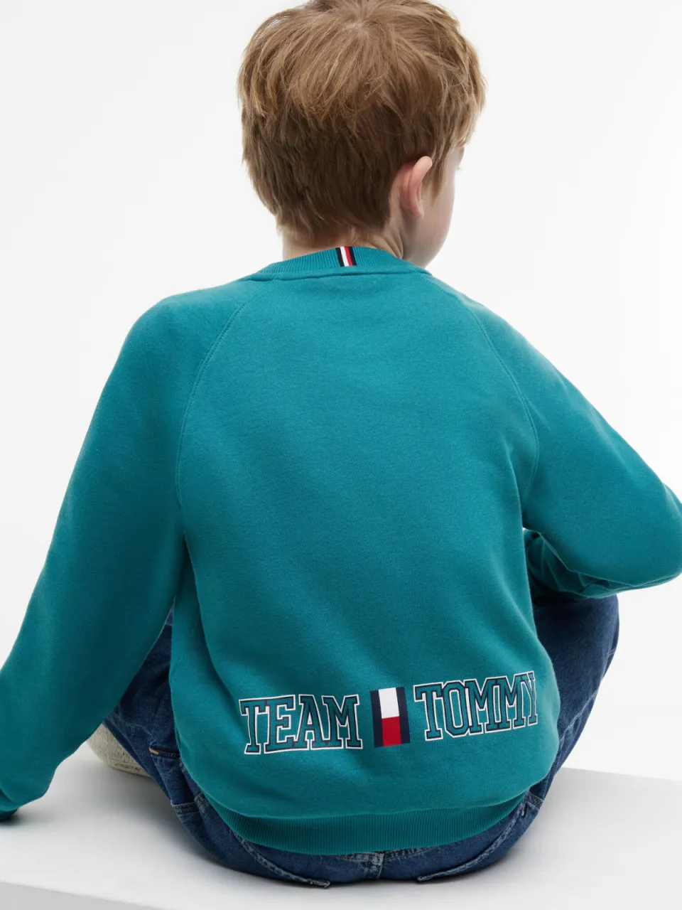 Tommy Hilfiger sweater met logo - groen, foto 4