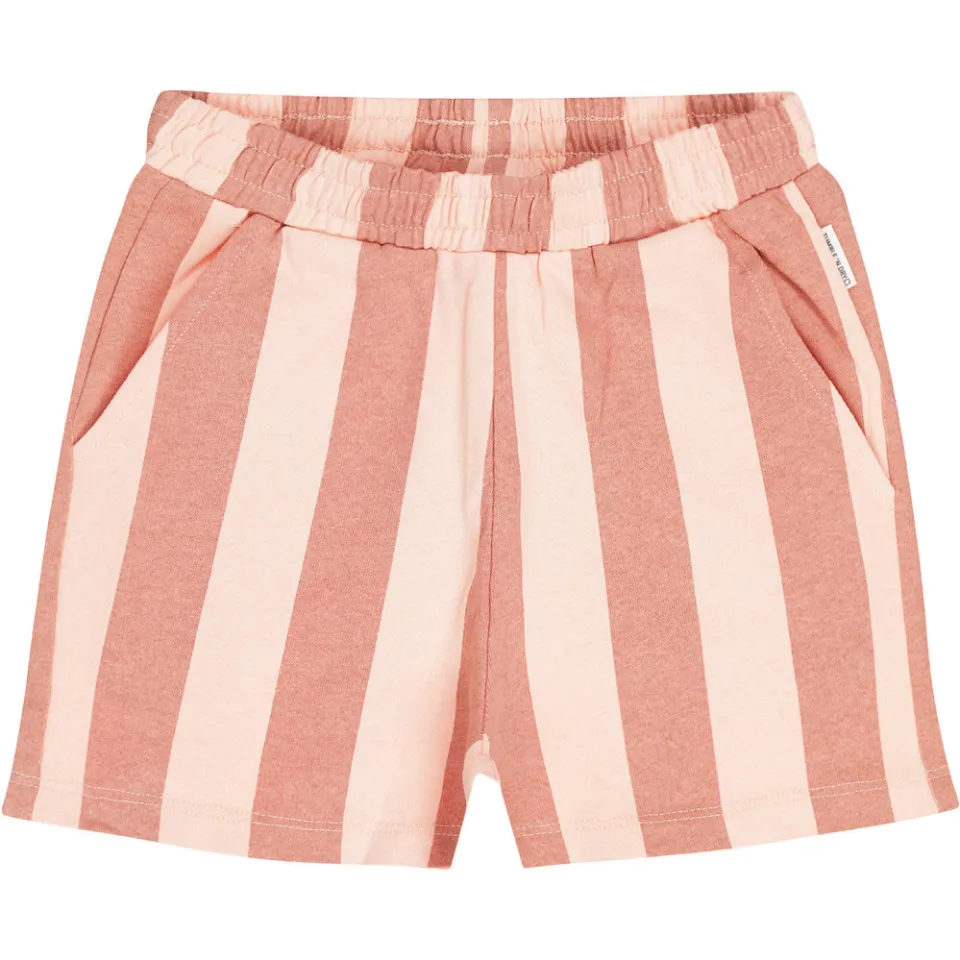 Tumble 'n Dry gestreepte sweatshort zalm, foto 2