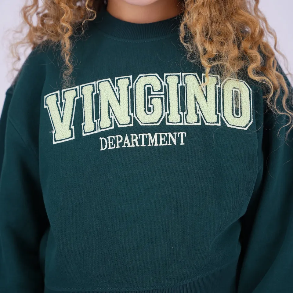 Vingino sweater met logo - donkergroen, foto 6