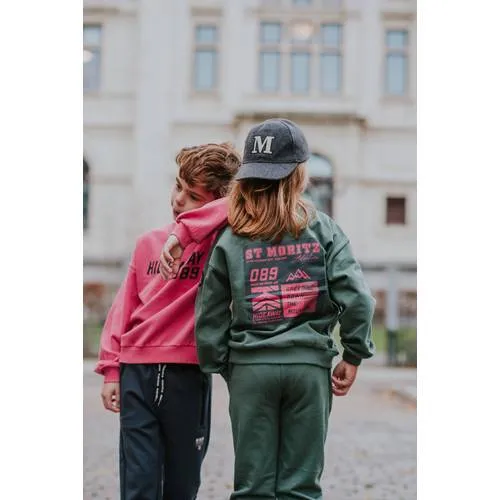 No Way Monday oversized sweater met backprint - groen, foto 4