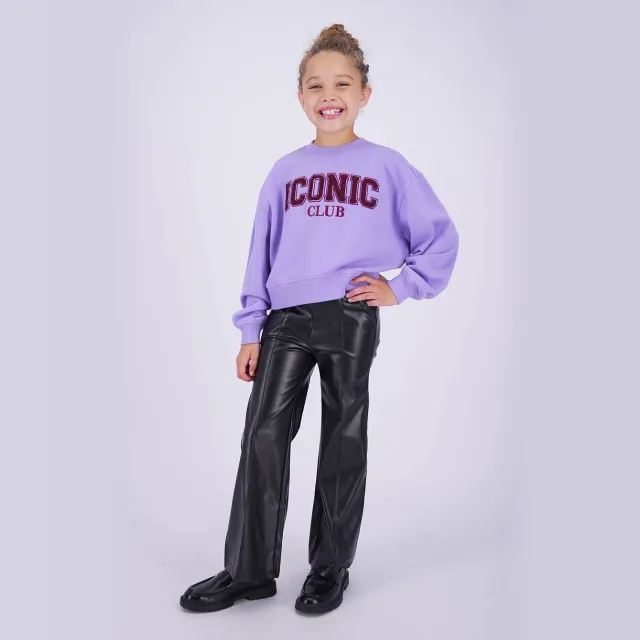 Vingino sweater met tekst - lila
